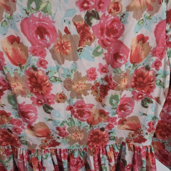 Dainty Jewells Vibrant Floral Maxi Dress - Picture 3 of 5